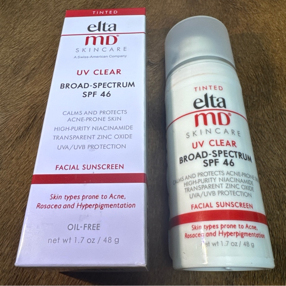 Elta MD UV Clear TINTED Broad-Spectrum Facial Sunscreen SPF 46 1.7 Oz New - Picture 10 of 16